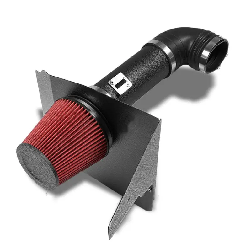 Cold Air Intake Kit Black Piping W/Heat Shield For 10-15 Chevy Camaro 6.2L V8 1