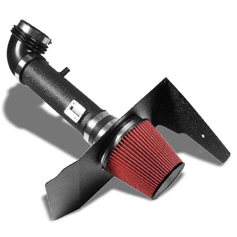 Cold Air Intake Kit Black Pipe+Heat Shield For Chevrolet 12-15 Camaro Lt/Ls V6 1