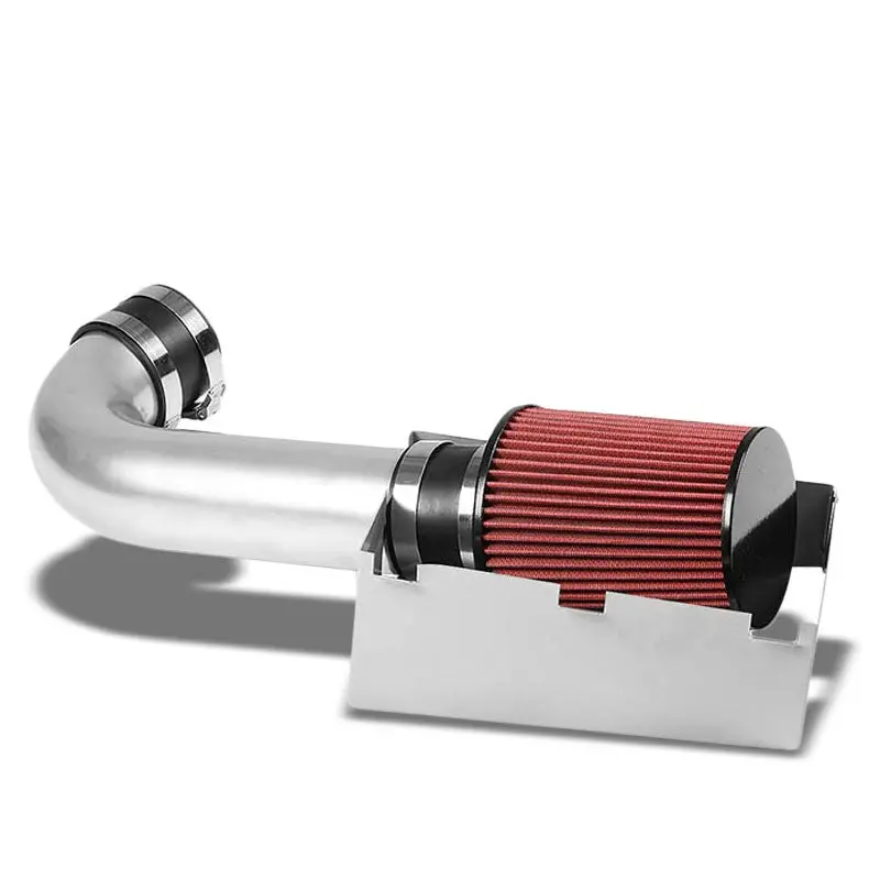 Cold Air Intake Kit Silver+Heat Shield For 05-10 Charger/Challenger 5.7L-6.1L V8 1