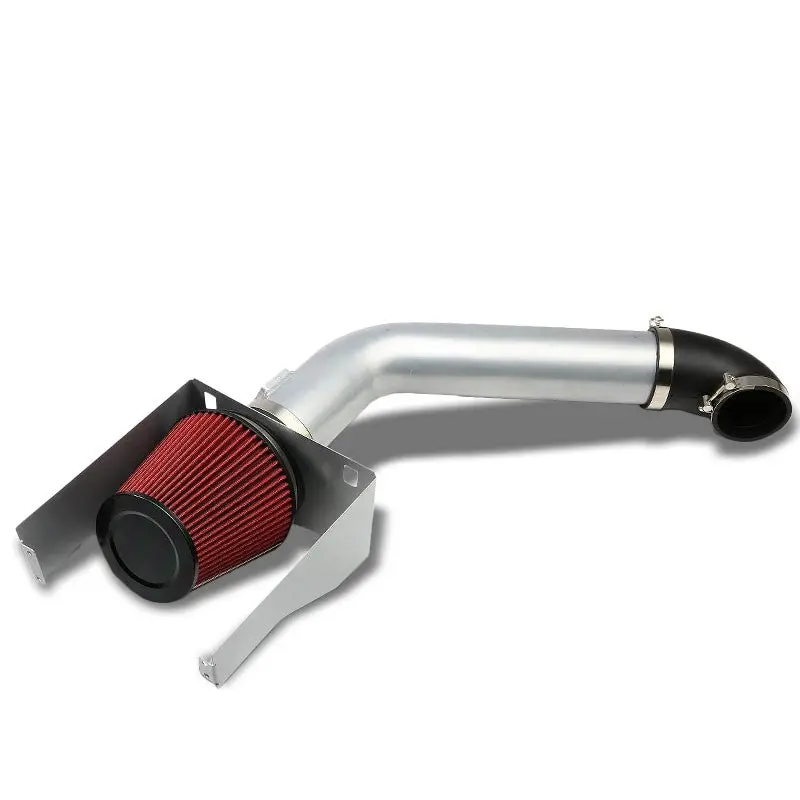 Cold Air Intake Kit Silver Pipe+Filter+Heat Shield For Ford 09-10 F-150 V8 5.4L 1
