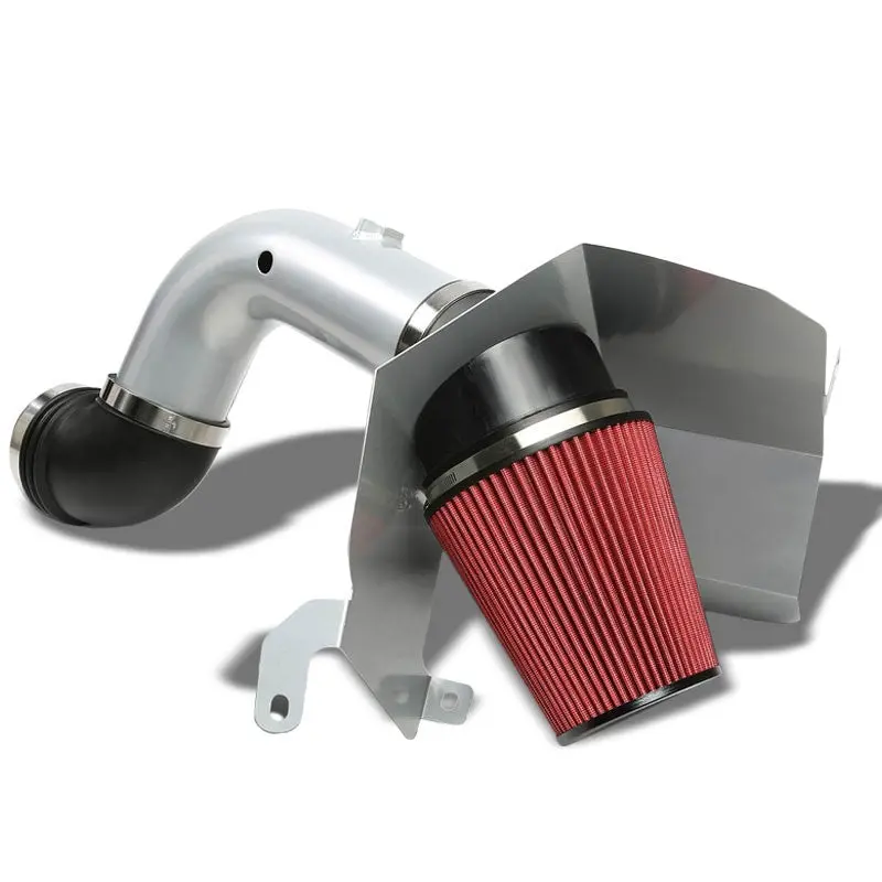 Cold Air Intake Kit Silver Pipe+Heat Shield For Dodge 03-07 Ram 2500/3500 5.9L Diesel 1