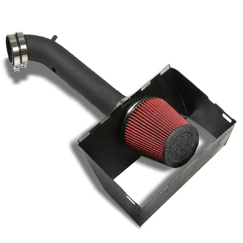 Cold Air Intake Kit Black Pipe+Filter+Heat Shield For Dodge 02-08 Ram 15/2500 V8 1