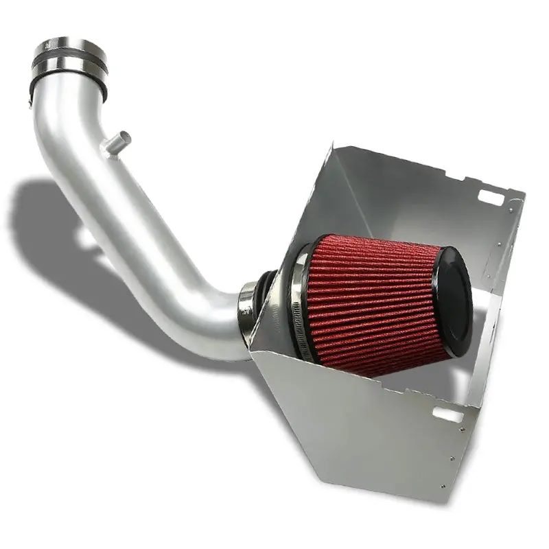 Cold Air Intake Kit Silver Pipe+Filter+Heat Shield For Dodge 02-08 Ram 1500/2500 V8 1