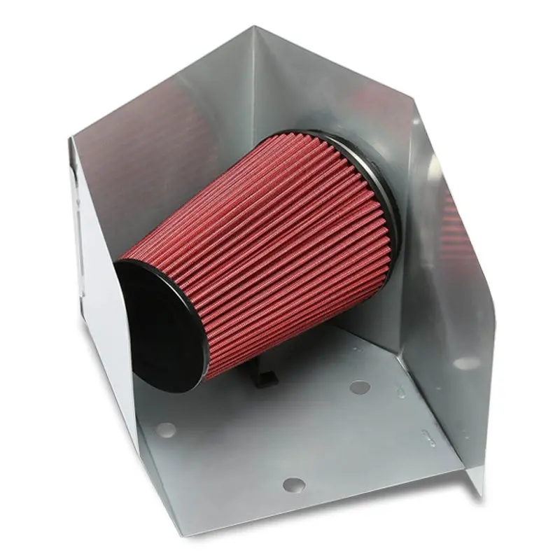 Cold Air Intake Kit Air Filter+Silver Heat Shield For 94-02 Ram 2500 3500 5.9L Diesel 1
