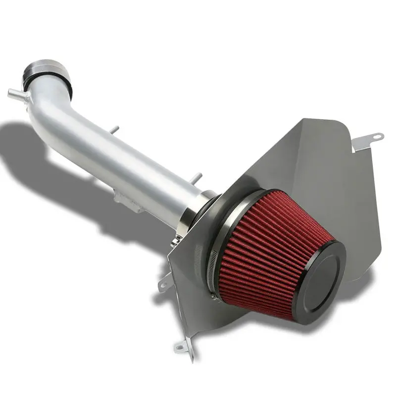 Cold Air Intake Kit Silver Pipe+Heat Shield For 99-04 Tacoma/4Runner 3.4L V6 1