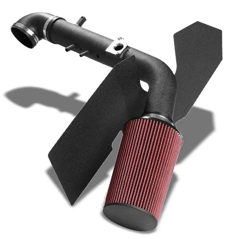 Cold Air Intake Kit Black Pipe+Heat Shield For 00-03 Tundra/Sequoia 4.7L V8 1