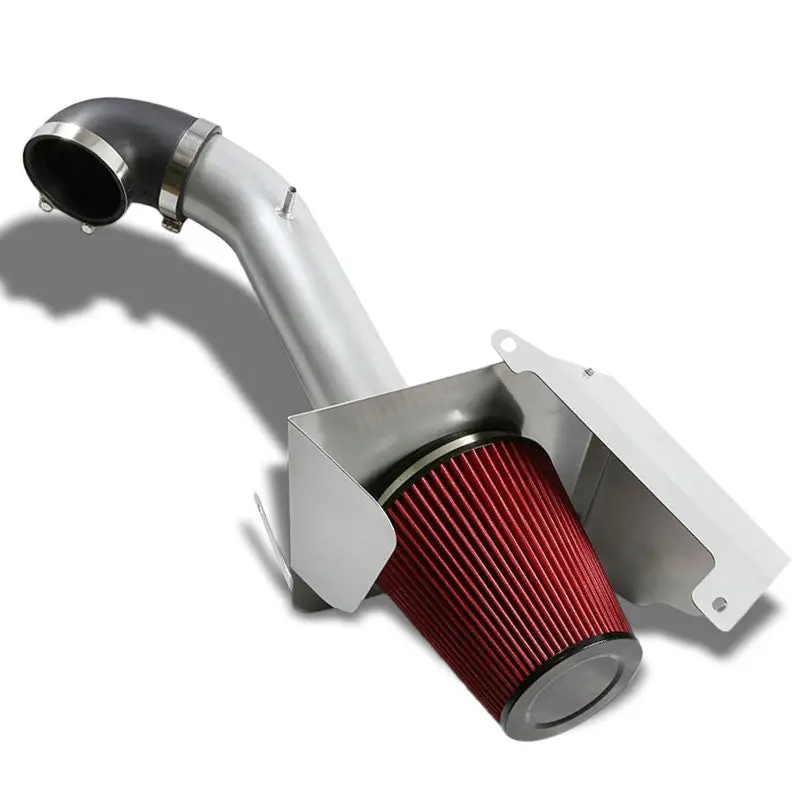 Cold Air Intake Kit Silver Pipe+Heat Shield For Gmc 07-08 Yukon/Tahoe/Sierra V8 1
