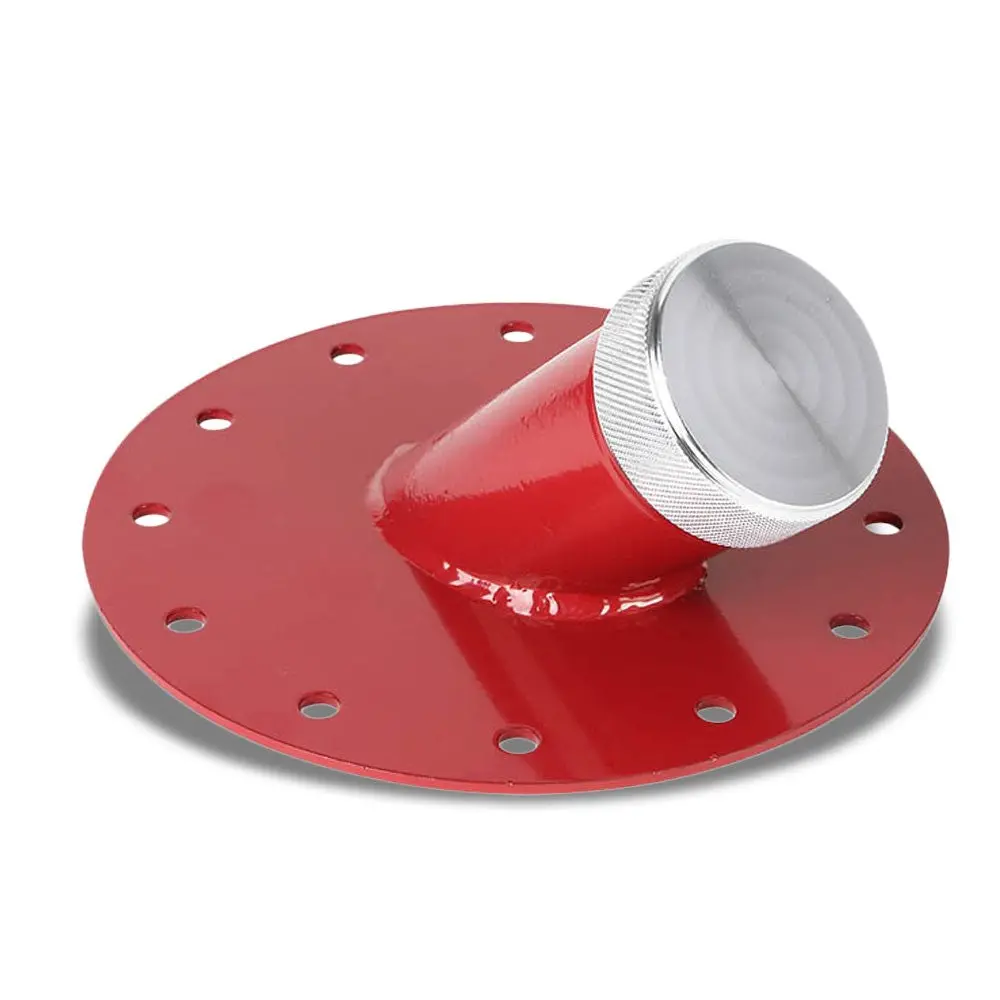 Red 45 Degree Neck Angle Fuel Cell Gas Tank Fuller Neck Valve W/Cap Fast Fill 1