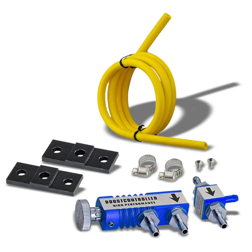 Blue Universal Manual Adjustable Turbocharger Boost Controller Kit 1-30 Psi 1