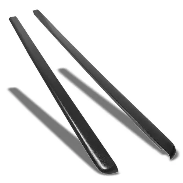 Black Cargo Truck Bed Cap Molding Rail Cover For 99-07 Silverado/Sierra 8Ft Bed 1