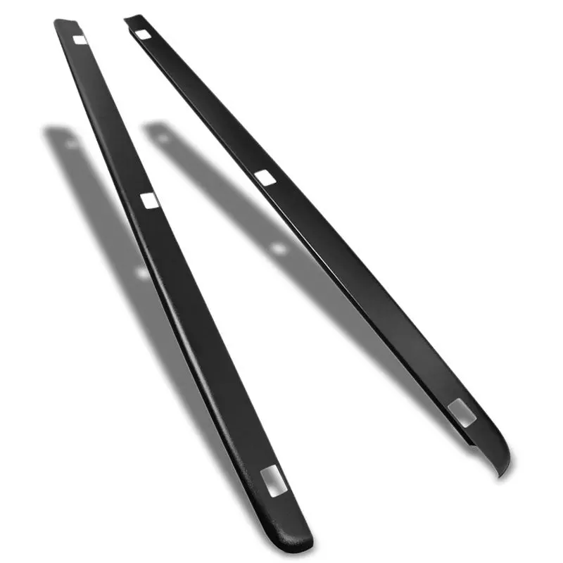 2Pcs Truck Bed Cap Rail Cover W/Hole For 07-14 Silverado 2500Hd 3500Hd 8Ft Bed 1