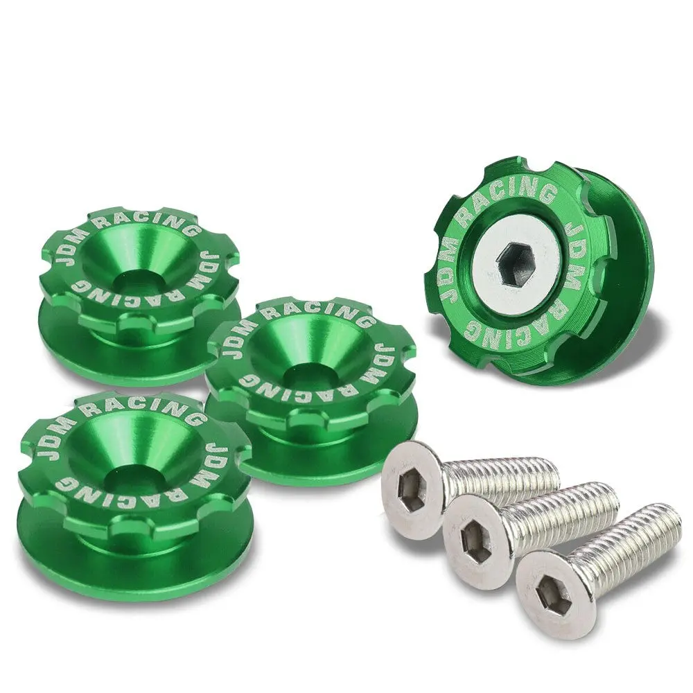 Green Gear Style 11Mm X 24Mm Universal Fit Bumper Quick Release Fastener 1