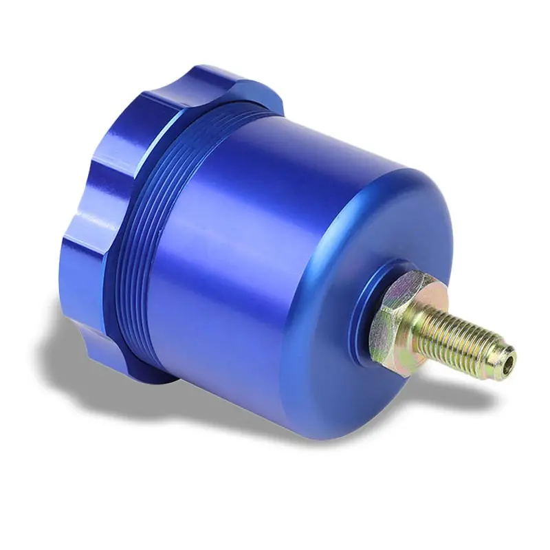 Blue 7/16-20 Male Thread Hydraulic Hand E-Brake Oil Fluid Reservoir Tank Cap 1