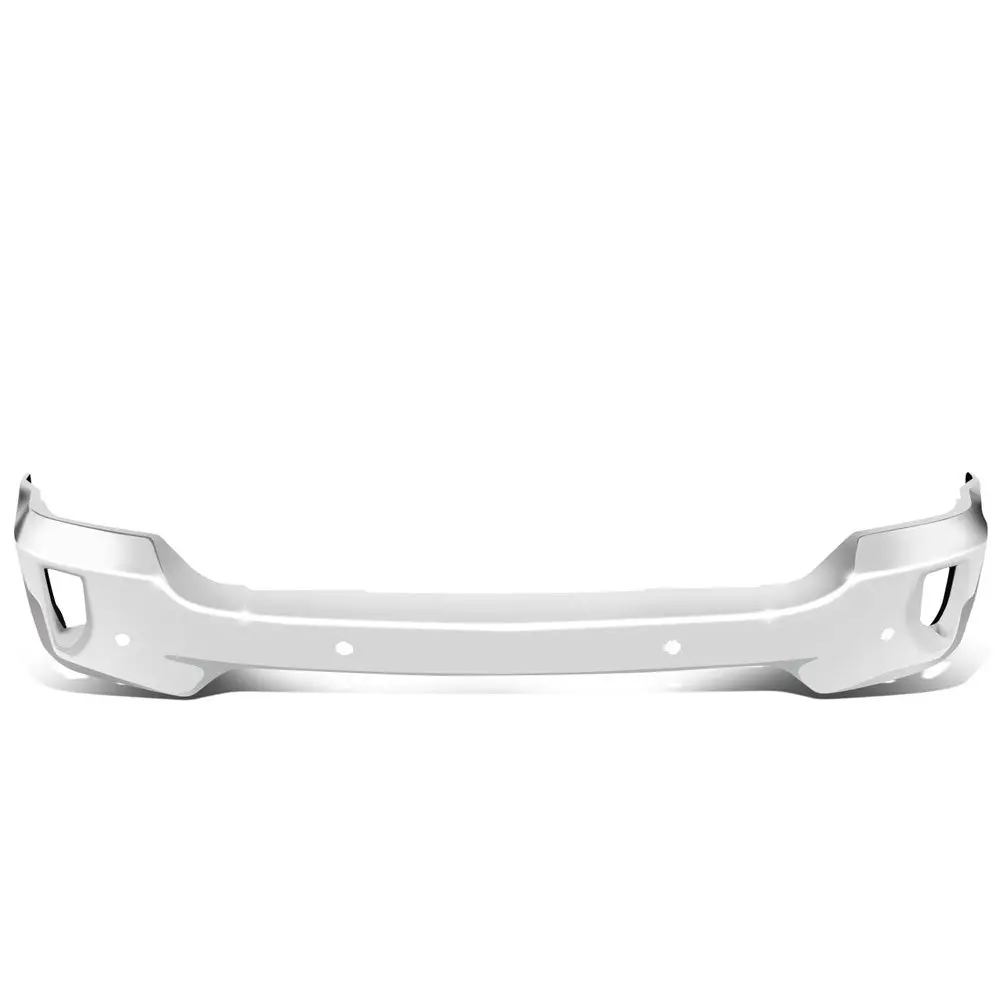 Chrome Front Middle Bumper Face Bar [W/Park Sensor Hole & Fog Light Cutout] For 16-19 Chevrolet Silverado 1500/Ld 1