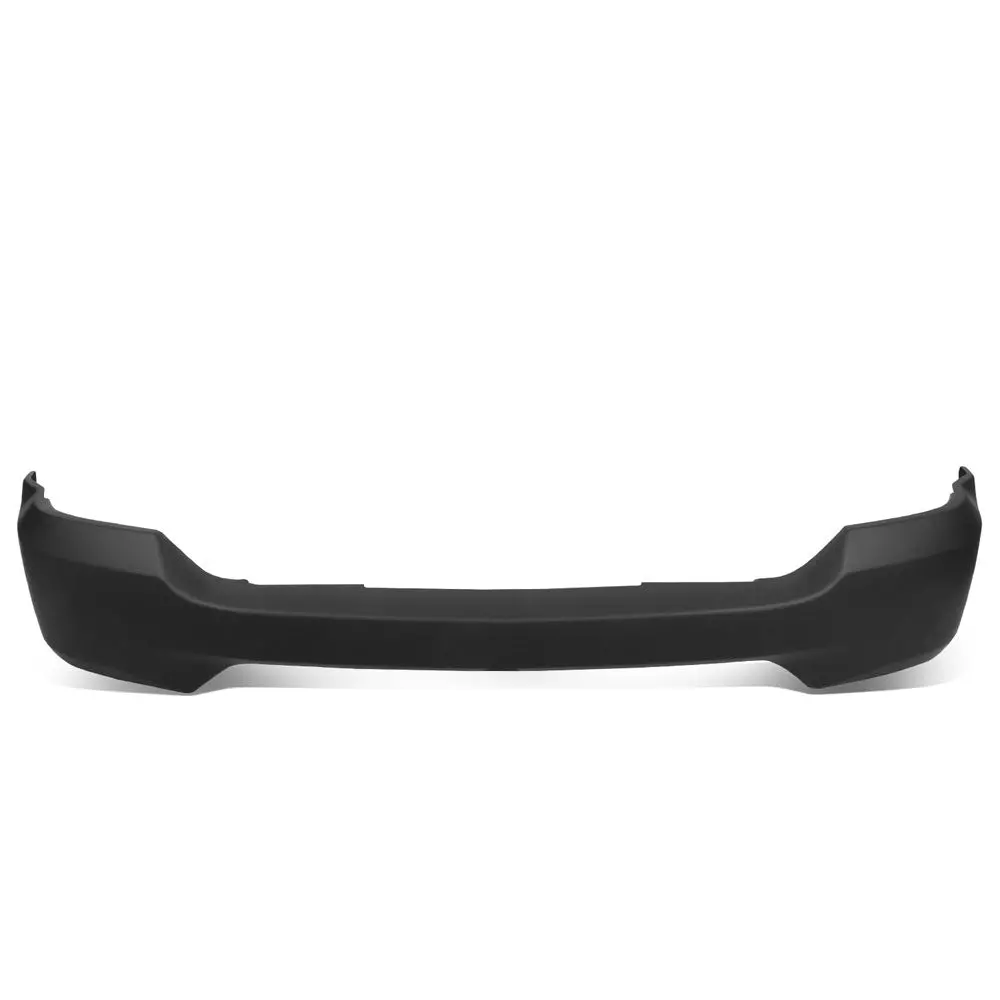 Black Front Middle Bumper Face Bar [W/O Park Sensor Hole & Fog Light Cutout] For 16-19 Chevrolet Silverado 1500/Ld 1