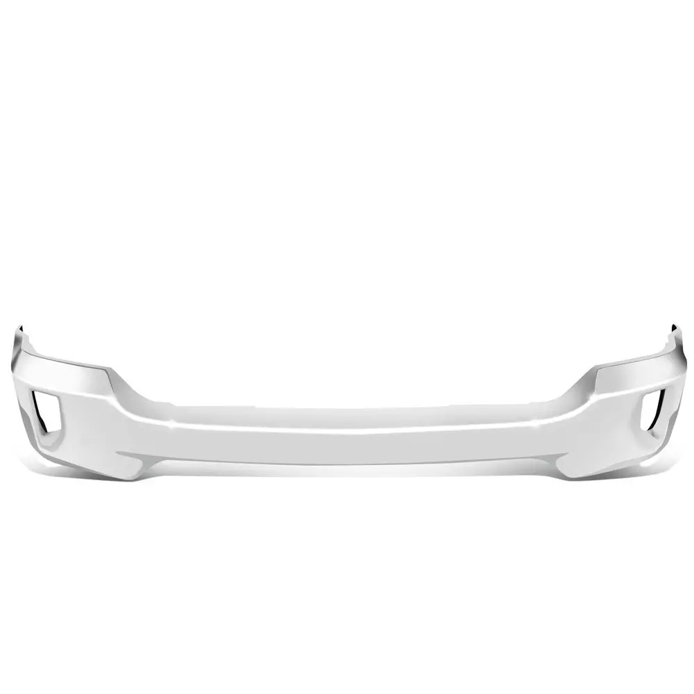 Chrome Front Middle Bumper Face Bar [W/O Park Sensor Hole. W/Fog Light Cutout] For 16-19 Chevrolet Silverado 1500/Ld 1