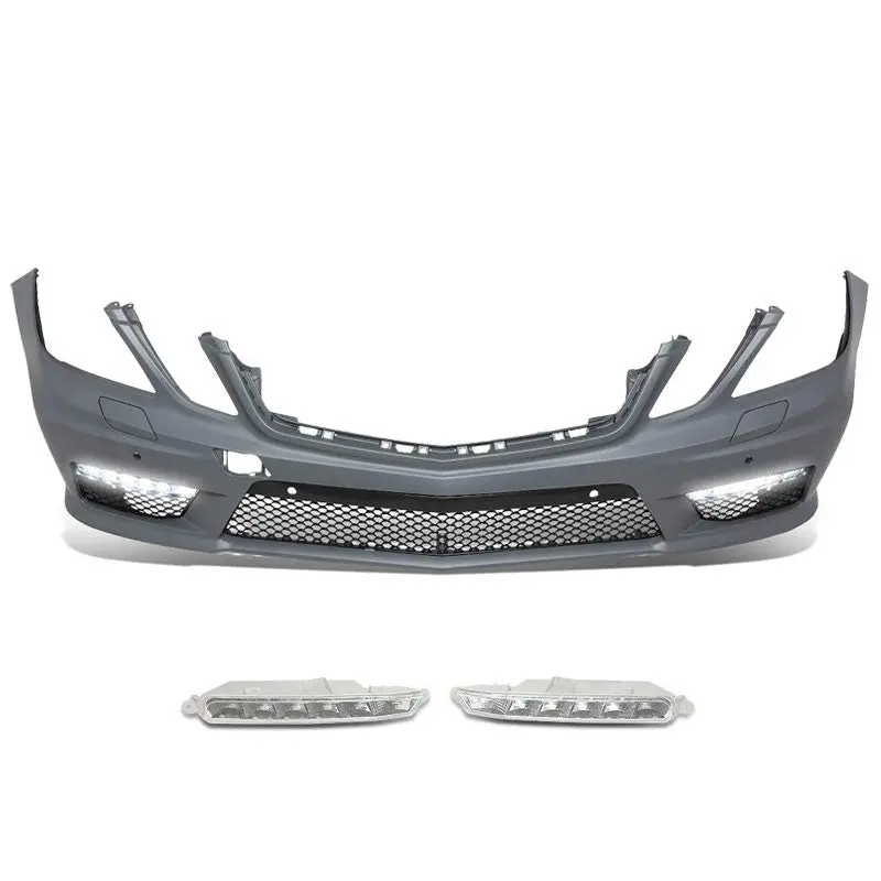E63 Style (W/Pdc) Front Bumper+Lower Grille+Fog Light For 10-13 Benz E-Class 1
