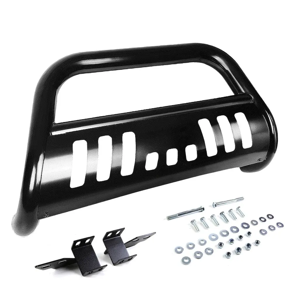 Black Bull Bar Bumper Grille Guard Skid Plate For Chevy 07-14 Suburban 1500 1