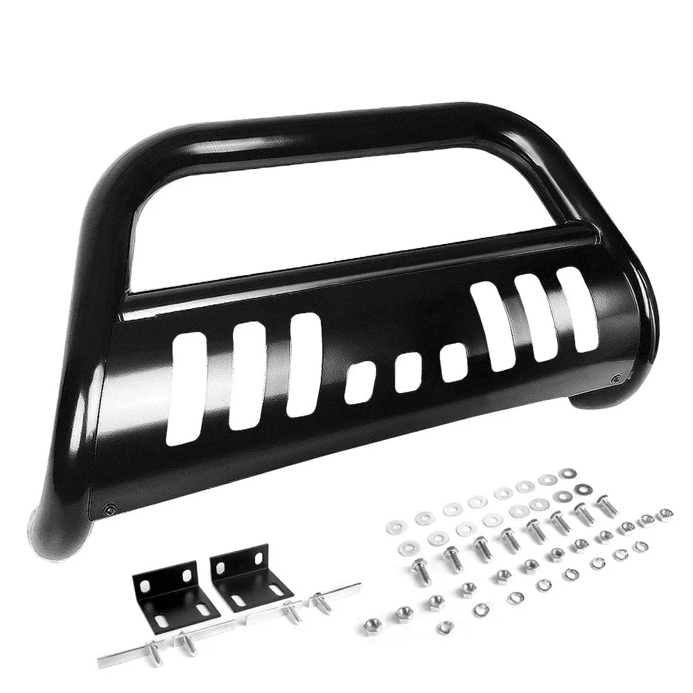 Black Bull Bar Bumper Grille Guard Skid Plate For Gmc 88-00 C/K Series Truck 1