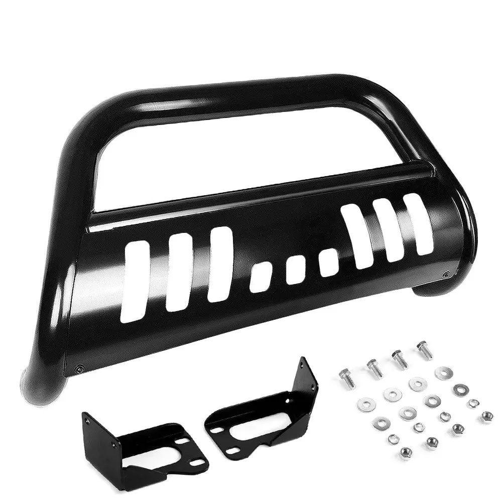 Black Bull Bar Bumper Grille Guard Skid Plate For Ford 05-07 F-Series Superduty 1