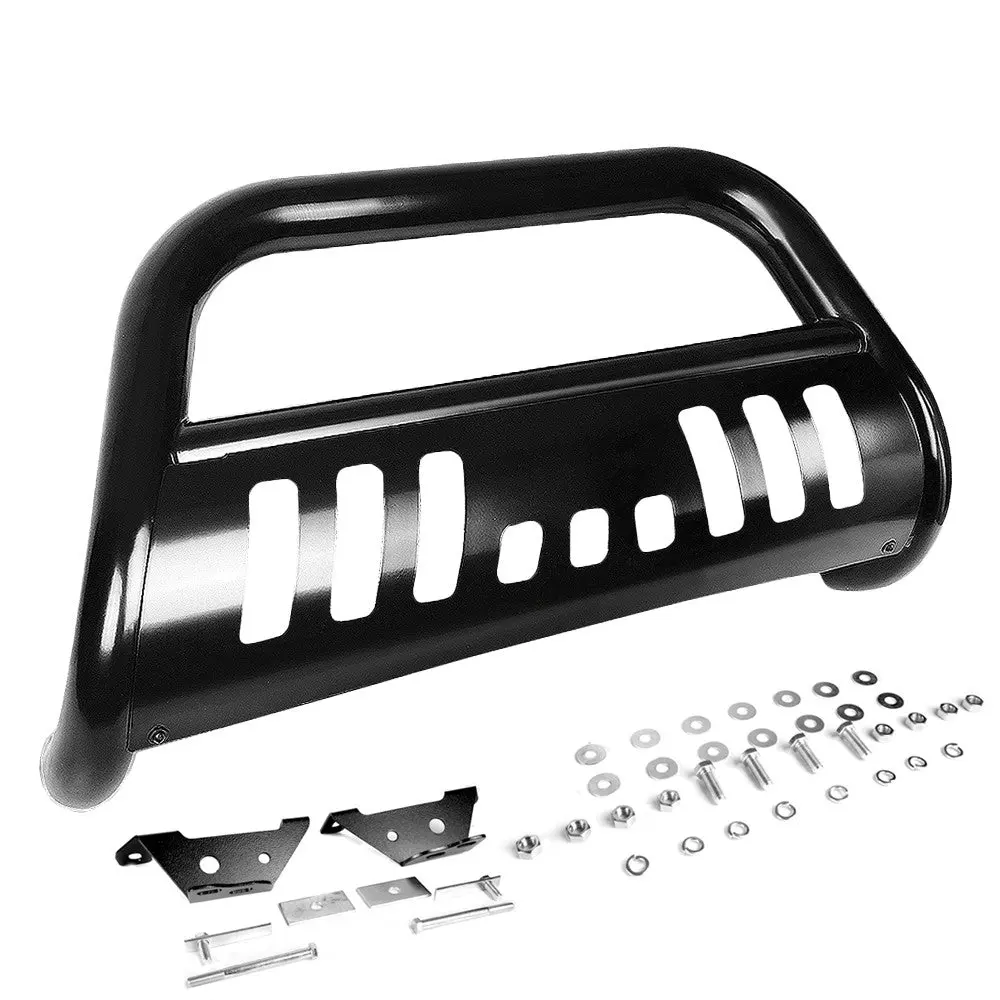 Black Bull Bar Bumper Grille Guard Skid Plate For Ford 97-04 F150/F250 Lightduty 1