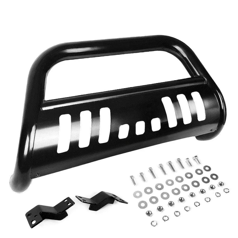 Black Bull Bar Bumper Grille Guard Skid Plate Kit For Dodge 97-04 Dakota Truck 1