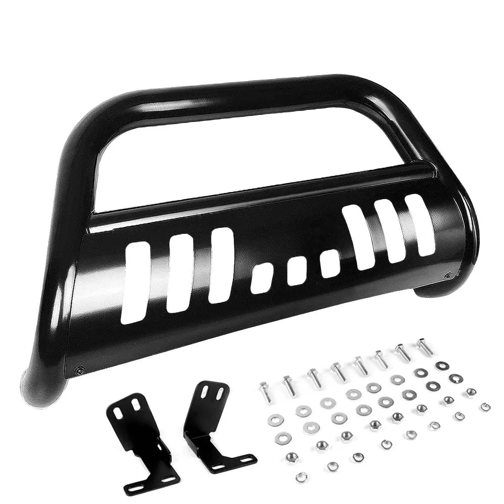 Black Bull Bar Bumper Grille Guard Skid Plate For 11-18 Ram 2500/3500 Truck 1
