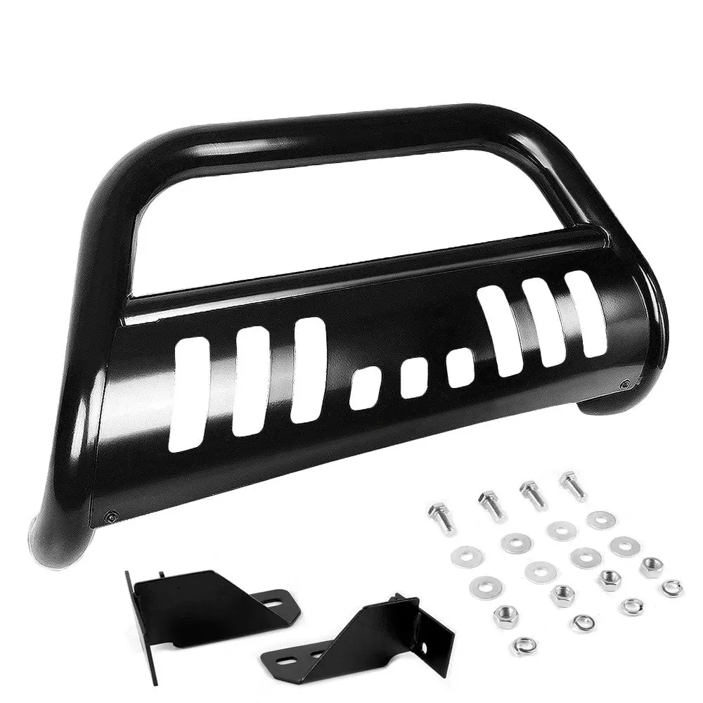 Black Bull Bar Bumper Grille Guard Skid Plate Kit For Honda 06-14 Ridegline 1