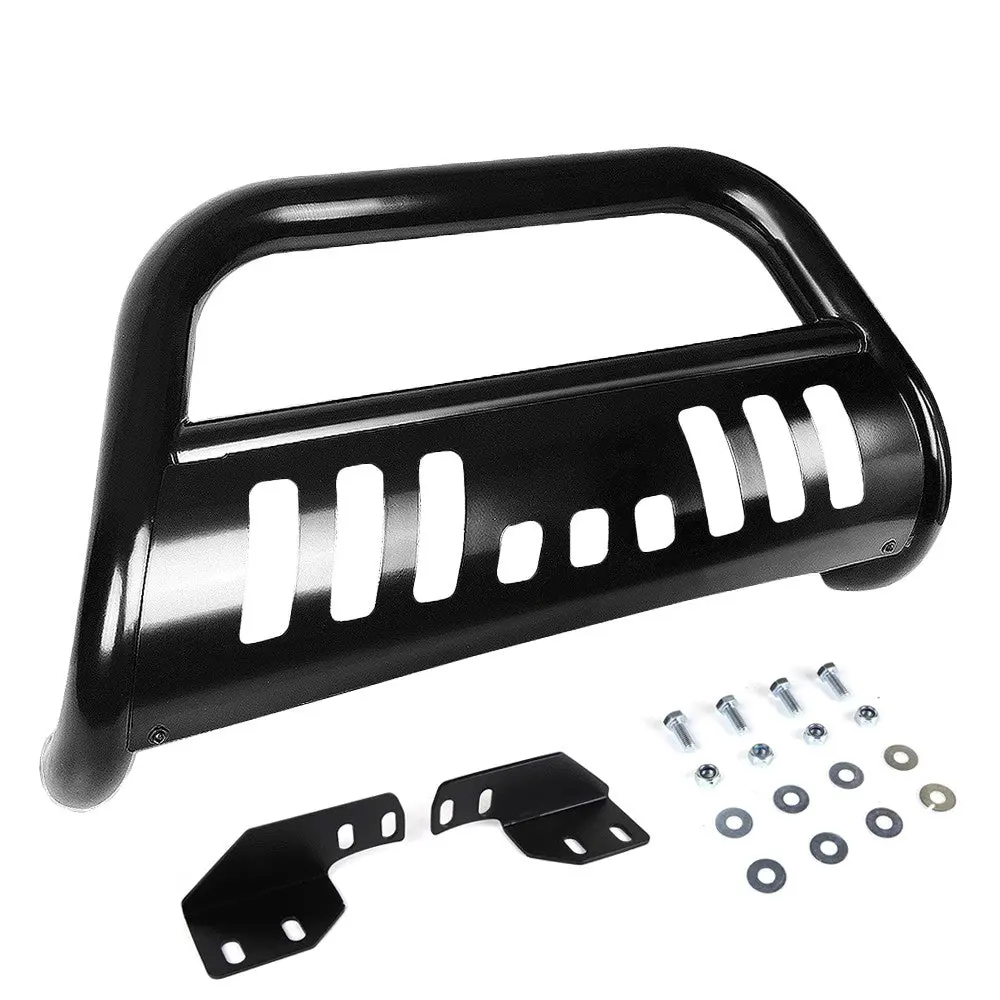 Black Bull Push Bar Bumper Grille Guard Skid Plate Kit For Toyota 07-16 Tundra 1
