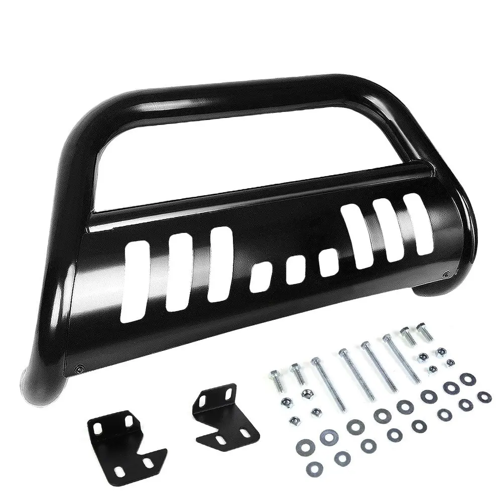 Black Bull Push Bar Bumper Grille Guard Skid Plate For Toyota 07-14 Fj Cruiser 1