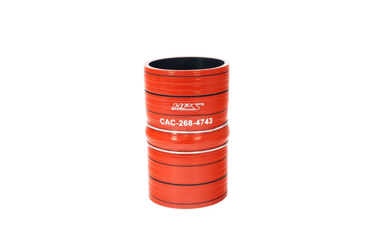 Hps 4" Fluoro-Lined Silicone Air Intake Hump Hose / Caterpillar 268-4743 / 217-7088 Replacement 1