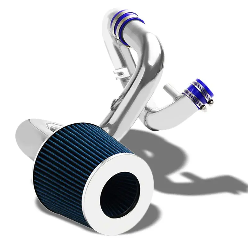 Cold Air Intake Kit Polish Pipe/Blue Filter For Scion 04-06 Xa/Xb Base 1.5L Dohc 1
