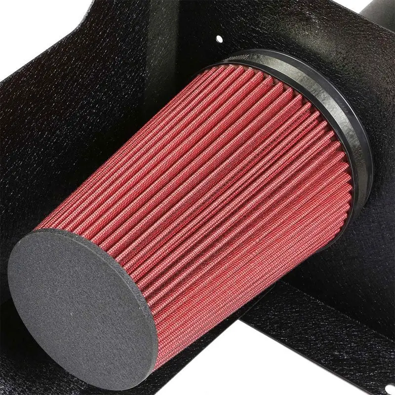 Cold Air Intake Kit Black Pipe+Heat Shield For 07-08 Escalade/Silverado/Tahoe/Sierra/Yukon 2