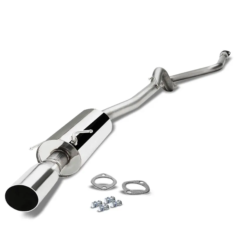 Exhaust Catback System 3.50" Round Muffler Tip For 05-10 Chevrolet Cobalt / 07-10 Pontiac G5 2.2L Dohc 1