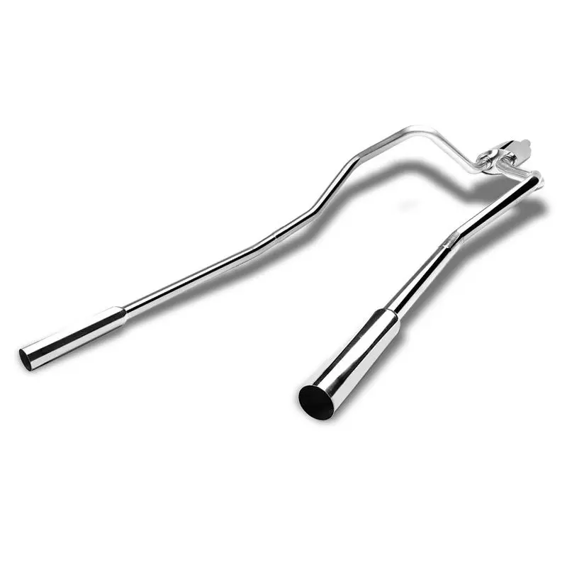 3.5" Slant Muffler Tip Exhaust Catback System For 04-08 Ford F-150 4.6L/5.4L V8 1