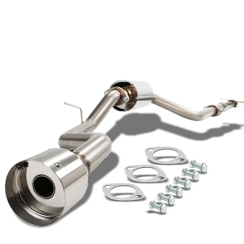 4.5" Round Muffler Tip Exhaust Catback System For 00-04 Ford Focus Zx3/Zx5 Dohc 1