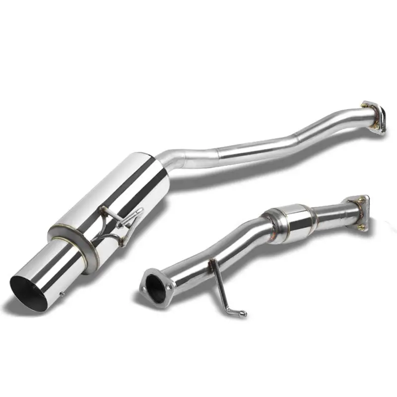 Catback Exhaust System 4" Muffler Tip With Silencer For 00-03 Honda S2000 Ap1 F20c 1
