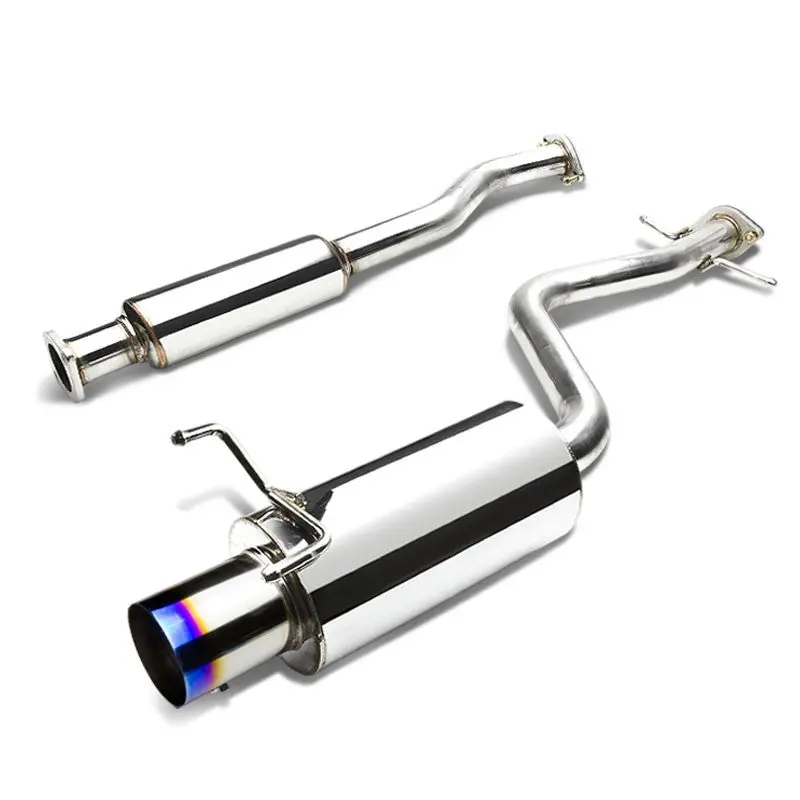 Exhaust Catback System 4.00" Burnt Muffler Tip With Silencer For 01-05 Lexus Is300 (Xe10 1St Gen) 1
