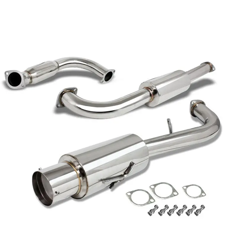 4.5" Muffler Tip Exhaust Catback System For 95-99 Mitsubishi Eclipse Gst Dohc 1