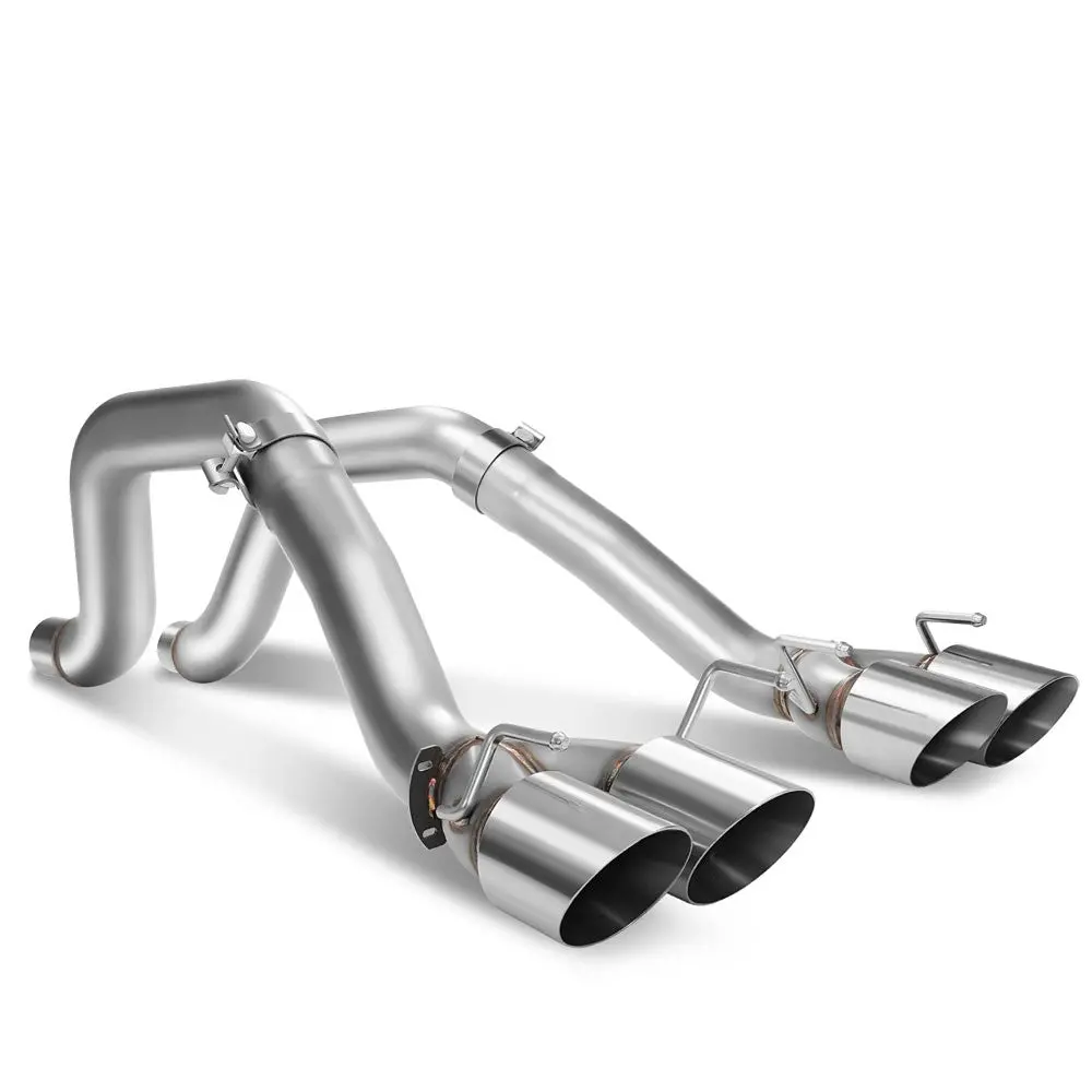 Exhaust Axleback System For 05-08 Chevrolet Corvette 6.0L 6.2L 1