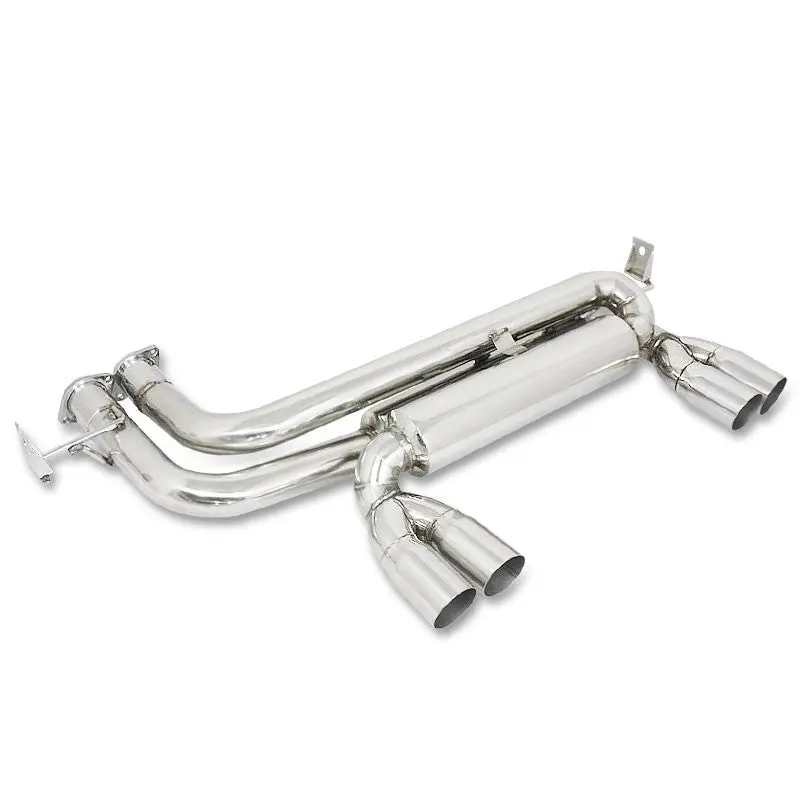 2.75" Quad Muffler Tip Exhaust Axleback System For 99-06 Bmw M3 E46 Base 3.2L 1