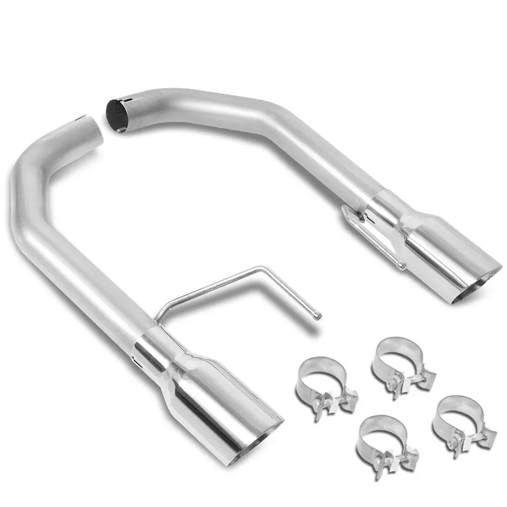 Rear Axle-Back Exhaust System Kit+ 4" Tip For 15-17 Ford Mustang 2.3L Ecoboost 1