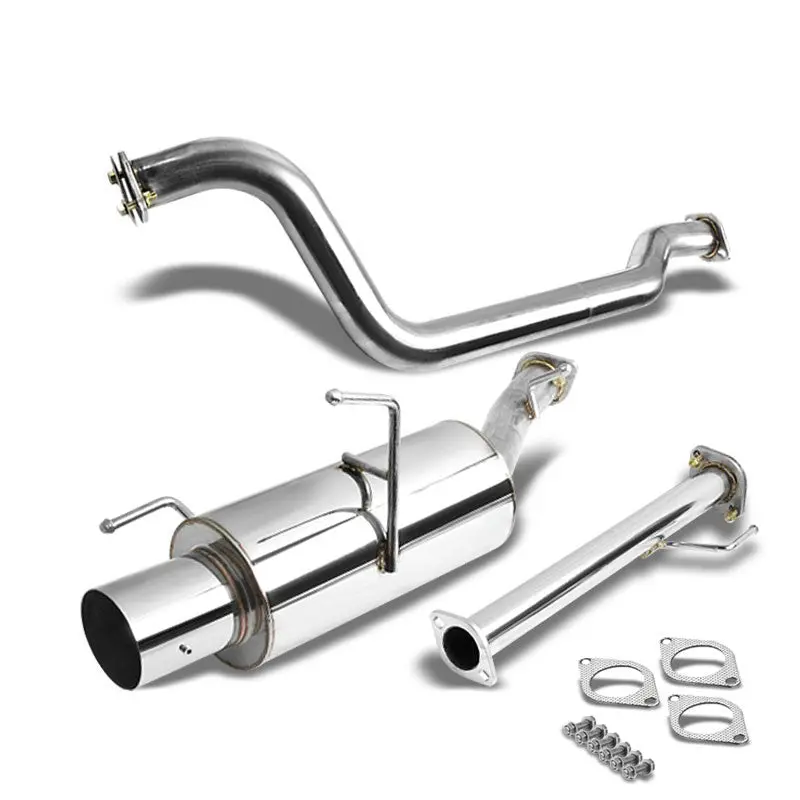 Exhaust Catback System 4.00" Muffler Tip For 02-06 Nissan Sentra Se-R / Se-R Spec-V 2.5L (B15 5Th Gen) 1