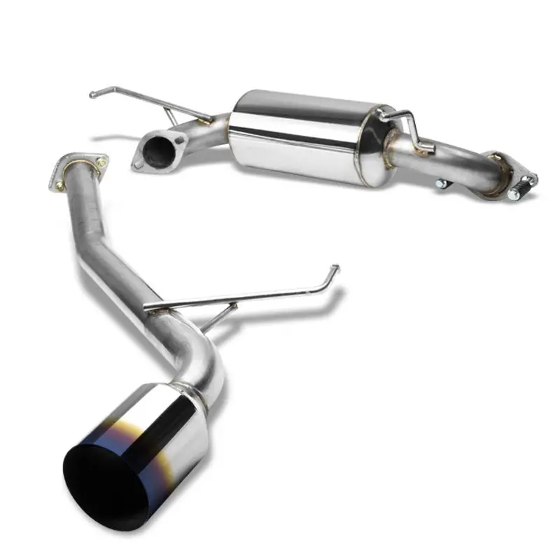 Exhaust Catback System 4.50" Round Burnt Muffler Tip For 00-05 Toyota Celica Gt/Gts 1.8L (T230 7Th) 1