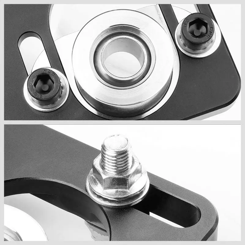 Aluminum Green Front Adjustable +/-2.5 Camber Caster Plates For 94-04 Mustang 2