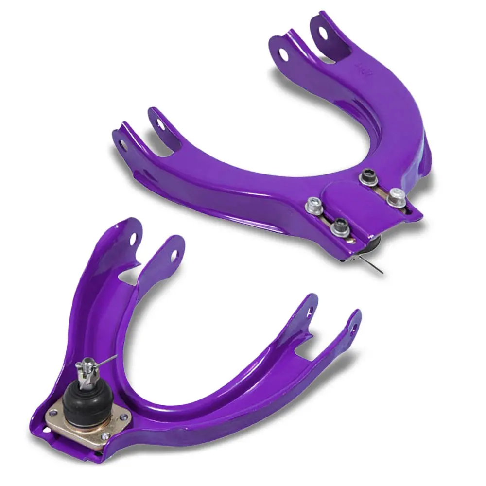 Aluminum Purple Front Upper Camber Control Arm For 88-91 Honda Civic/Cr-X 1