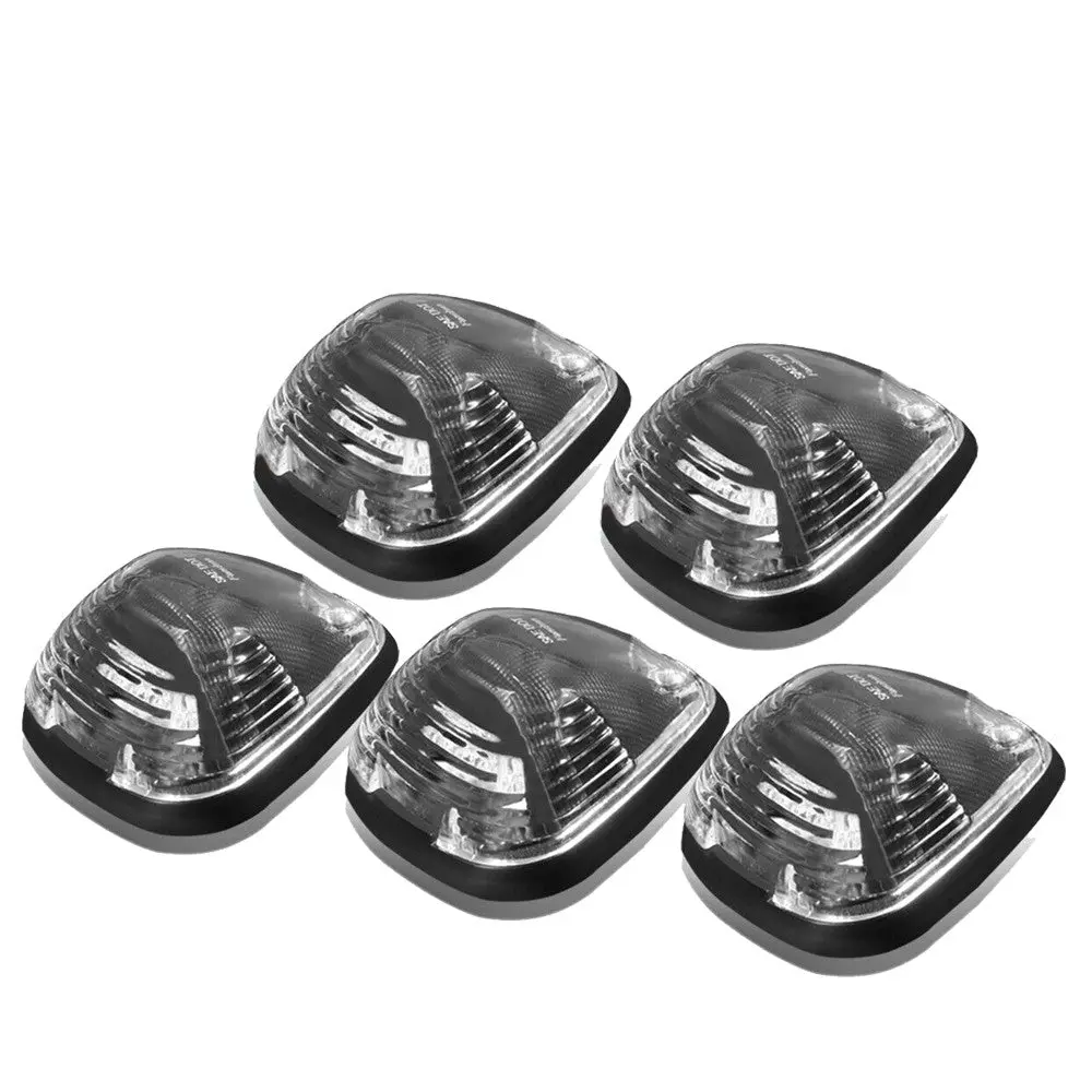 Black House/Clear Len/Yellow Led Roof Top Light Cab Lamp For 99-16 F-Series Sd 1