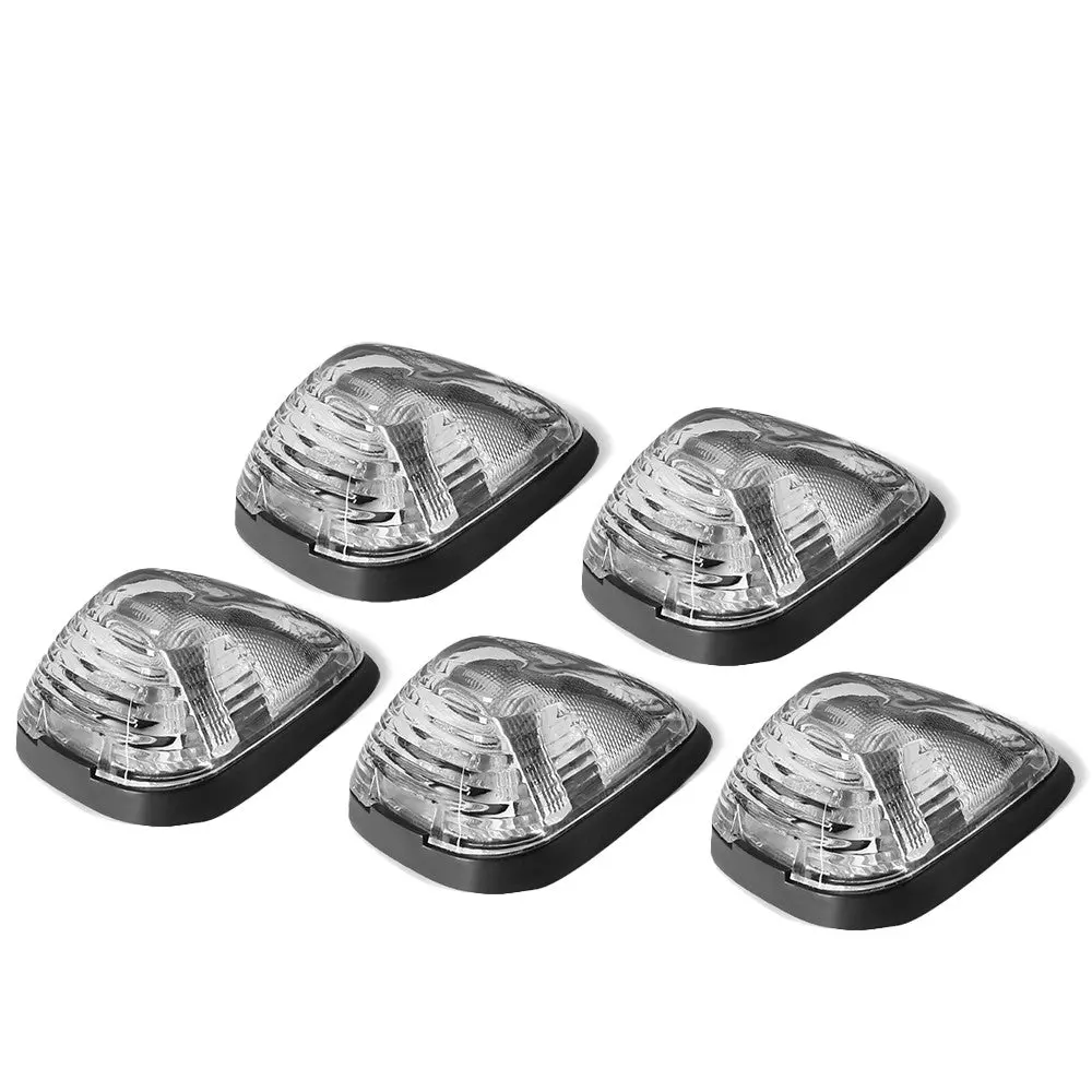 Chrome House/Clear Len/White Led Roof Top Light Cab Lamp For 99-16 F-Series Sd 1