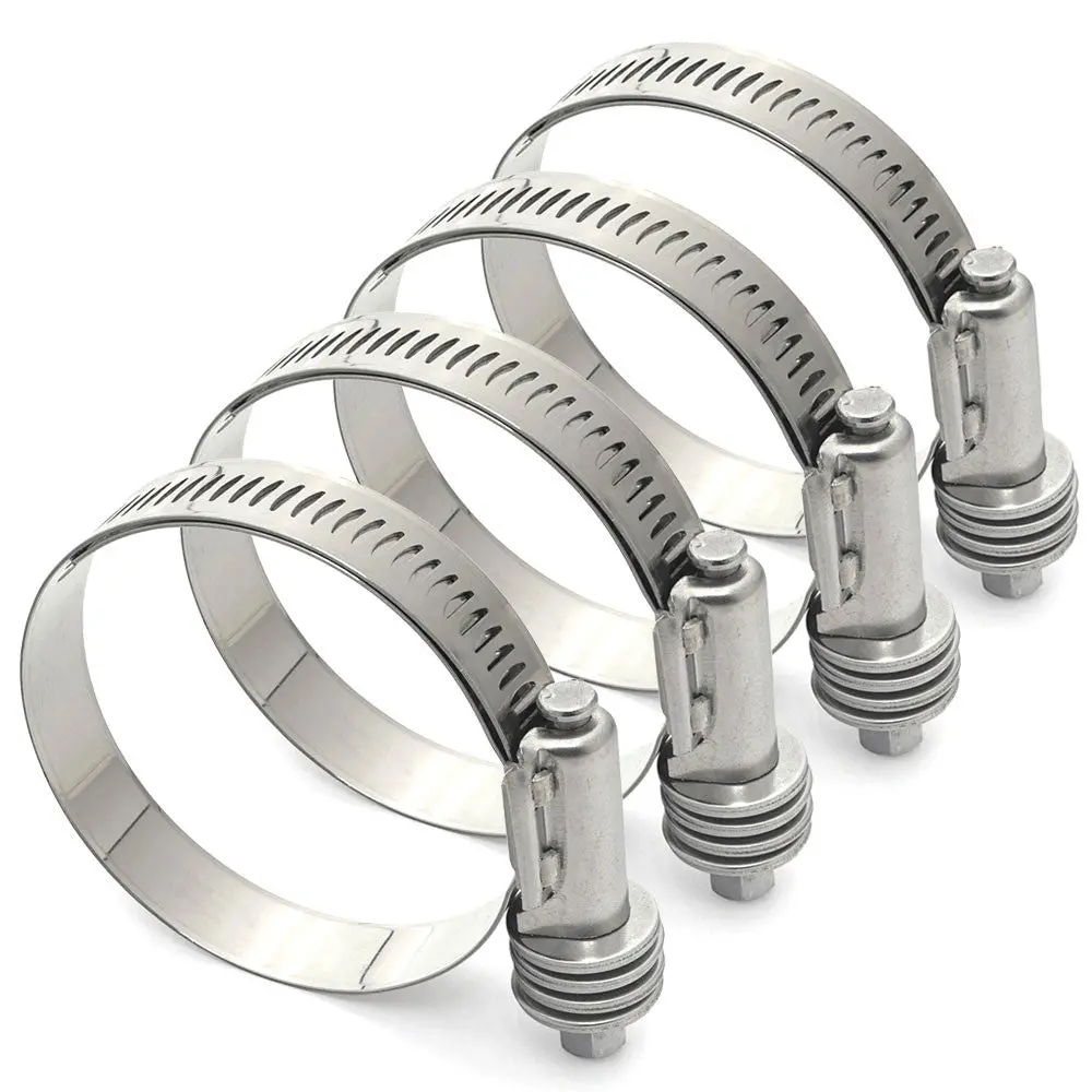 4X Hps Stainless Steel Constant Tension Clamp, Range: 3-1/4" - 4-1/8" (83Mm-105Mm) , Size #412 1