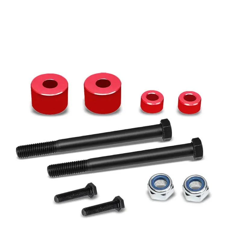 Red 1" Drop Aluminum Front Differential Drop Spacer Kit For 00-06 Tundra 4Wd/Awd 1